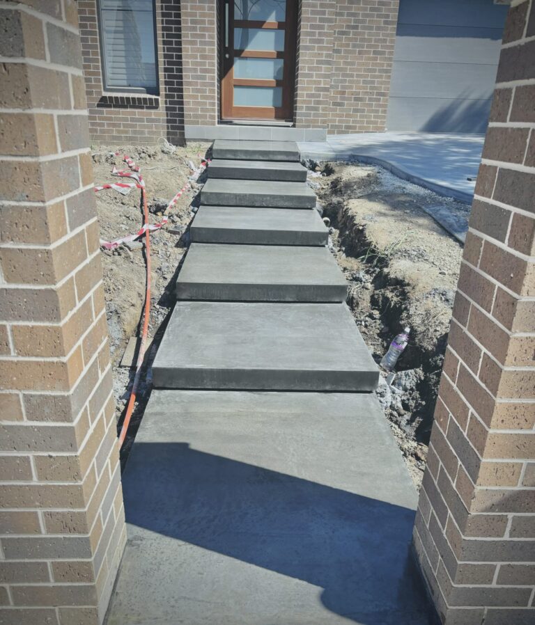 Architectural Concrete Floating Stairs - Ocon Concrete Group