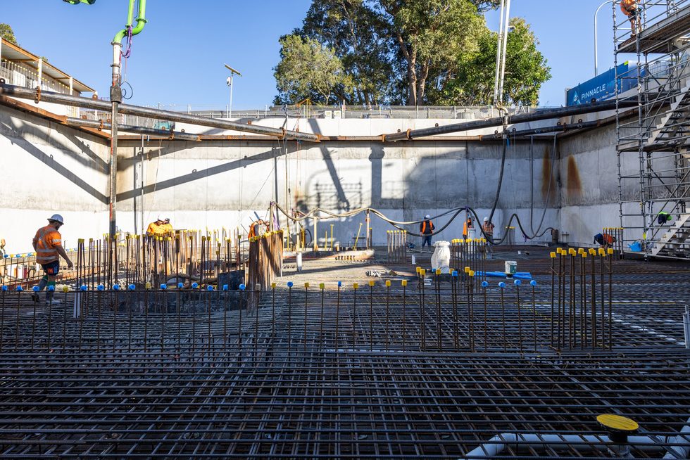Belmont Mars Building — Macquarie St site, construction photo 22