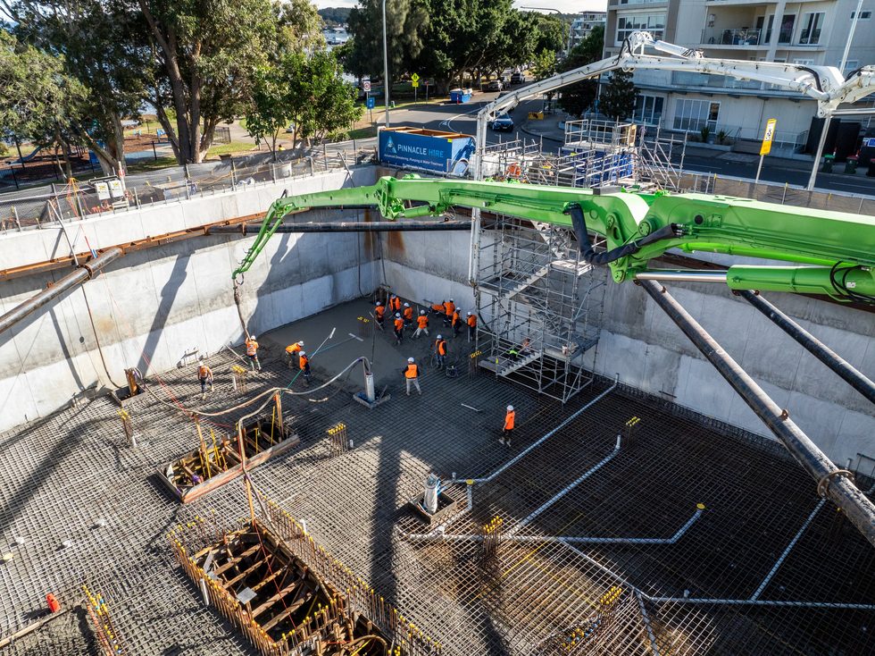 Belmont Mars Building — Macquarie St site, construction photo 23