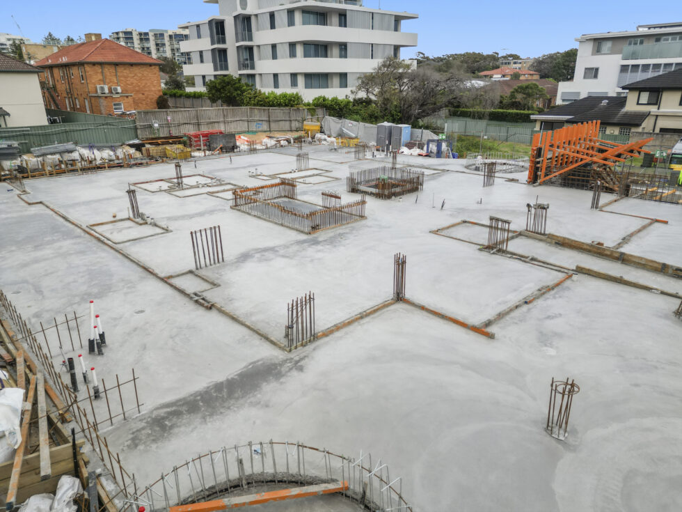 Cronulla structural concrete aerial