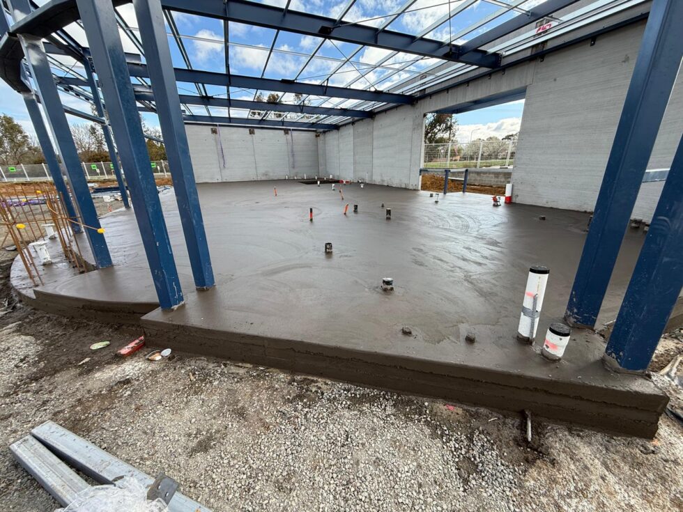 Goulburn slab pour