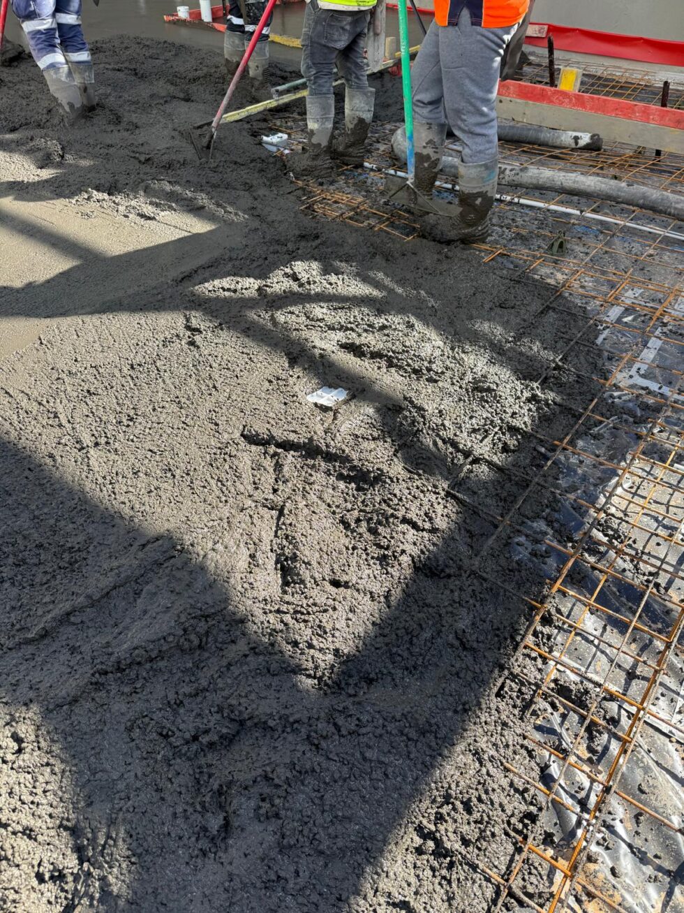 Nowra concrete progress