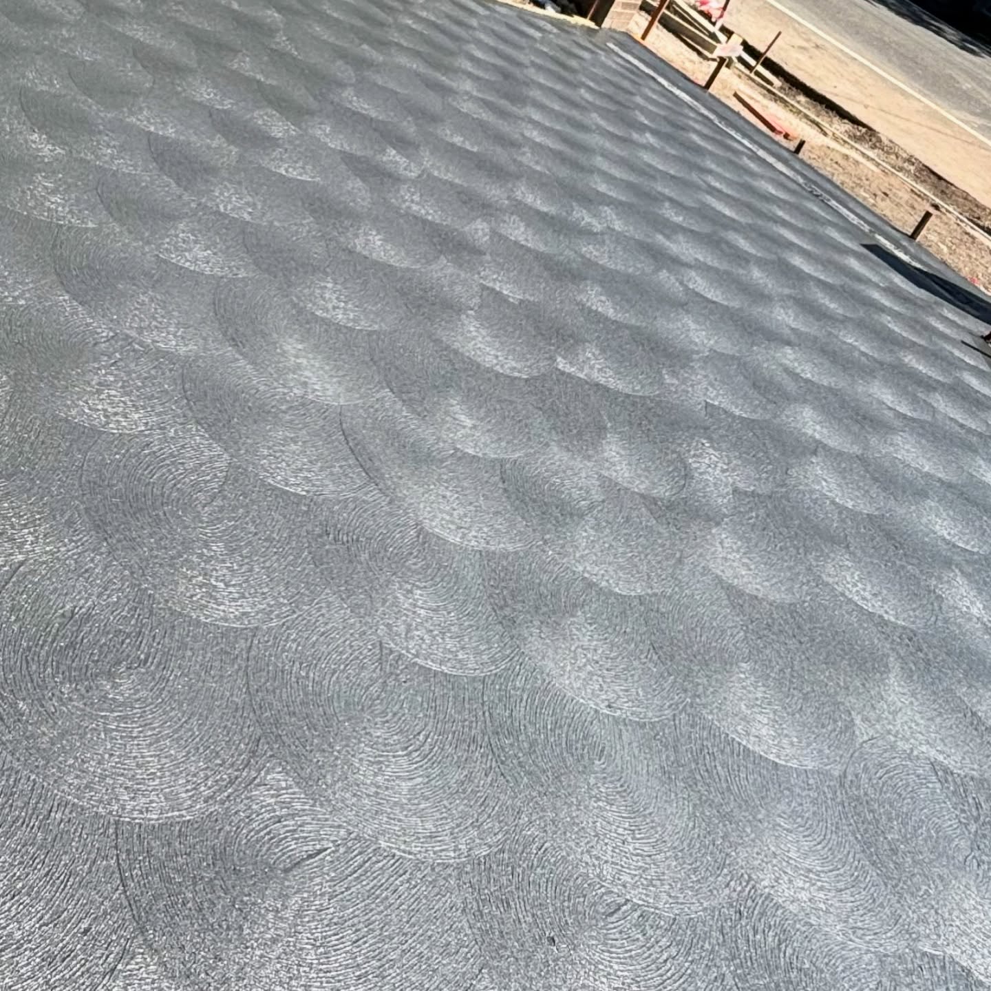 Colour through the slab, not on top.