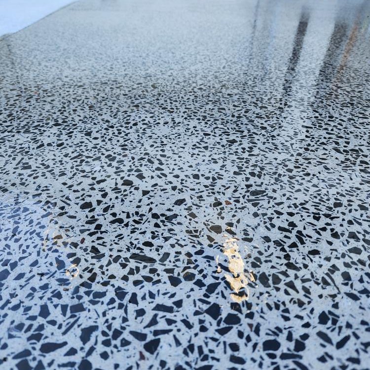 Polished concrete — architectural floor, structural slab.